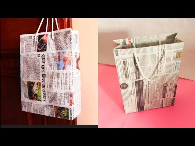 Diy Best out of waste craft /Waste material Craft ideas /Waste material reuse /Newspaper craft