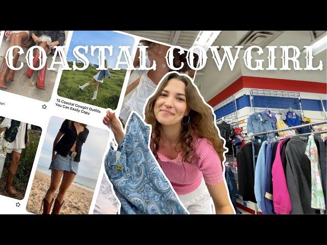 Thrifting COASTAL COWGIRL | THE  ULTIMATE summer aesthetic