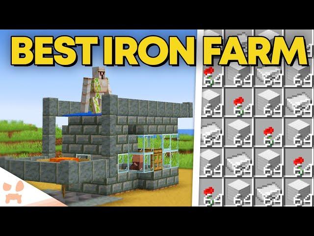 BEST MINECRAFT 1.21 IRON FARM | New Design, Easy, Efficient