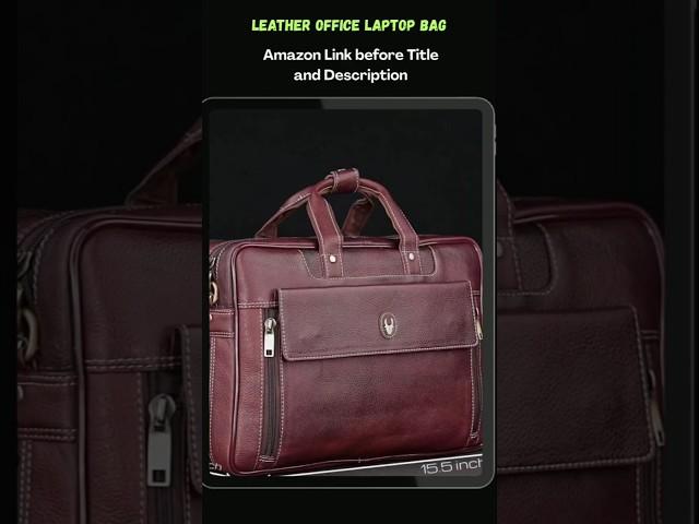 WildHorn Genuine Leather Office for Men | 15.6-Inch Laptop Bag #shorts #officebag #laptopbag