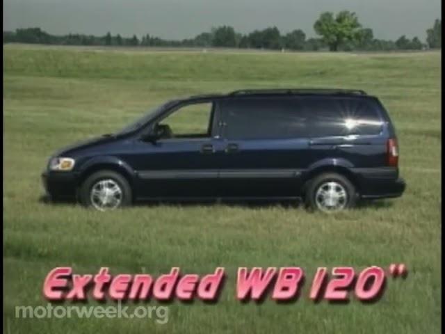 Motorweek 1997 General Motors Minivans Road Test