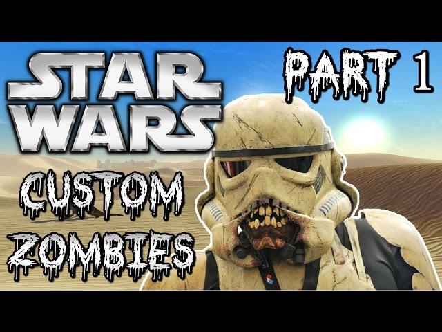 Star Wars (Part1) - World at War Custom Zombies w/ HNEOS - Thompson to the rescue!