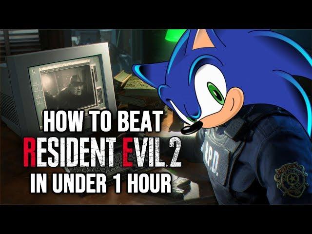 How To Beat Resident Evil 2 in Under 1 Hour - Leon Speedrun with Walkthrough Commentary