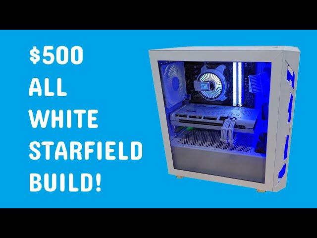 $500 ALL WHITE PC BUILD