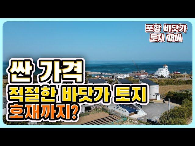 바닷가토지 매매  송라면 화진리의 포항 바닷가땅 매매 싼값 토지 바닷가 조망 토지 동해 바닷가땅 포항 부동산 매매 - 경북 부동산TV 포항 부동산TV