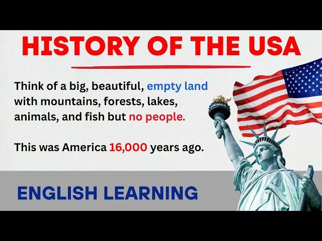 Learn English Through Story Level 3 — History of the USA — Graded Reader