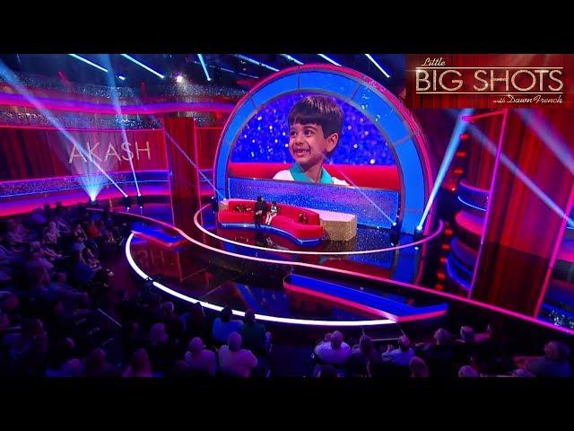 Little Big Shots UK TV Show | Dawn French and Akash | Funny International Spelling Bee Championship