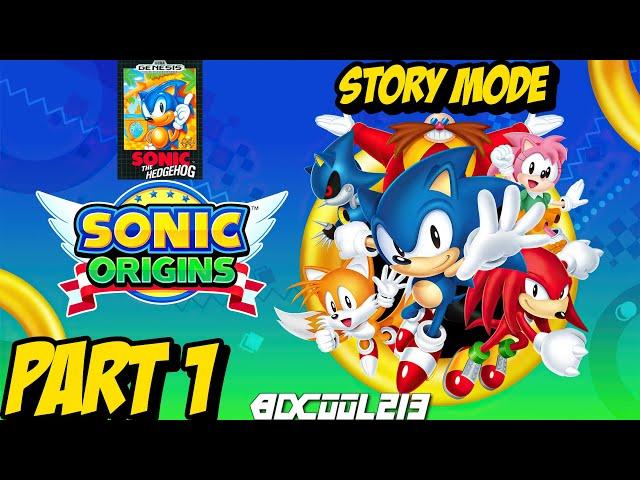 SONIC ORIGINS STORY MODE PLAYTHROUGH | Part 1 (Sonic the Hedgehog)