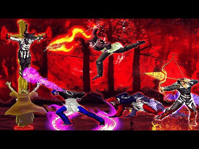 [KOF MUGEN] Satanic Choi Vs Orochi Iori Yagami Team