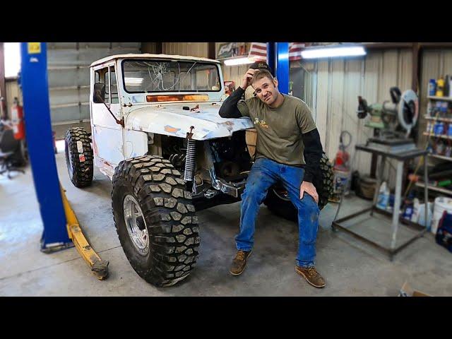 This Custom FJ45 Ultimate Rock Crawler Build Comes With Custom PROBLEMS!