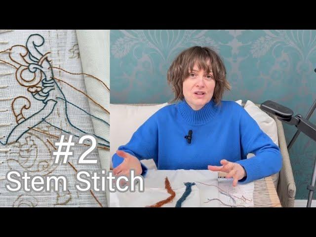 Thread Tales: Continuing the Bayeux Tapestry Embroidery Stem Stitch