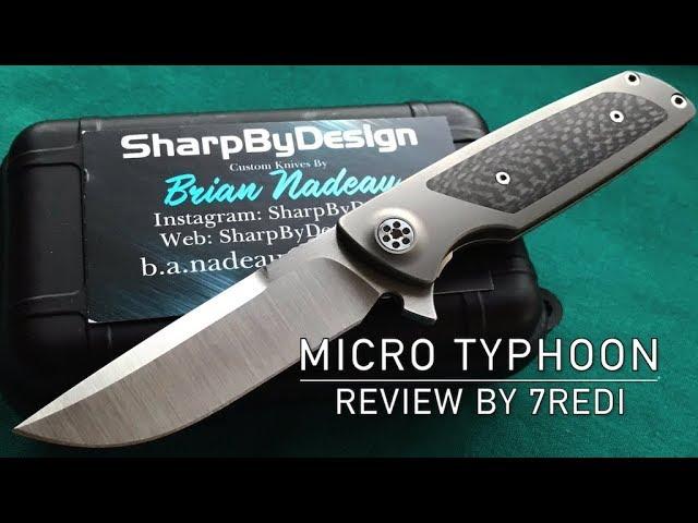 Sharp by Design & Reate Knives Micro Typhoon Review - My Knife of the Year!