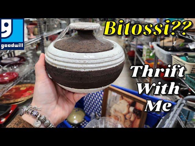 Bitossi at Goodwill?? | Thrift With Me | Goodwill