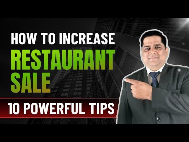 how to improve restaurant sale | 10 powerful tips to increase restaurant sales