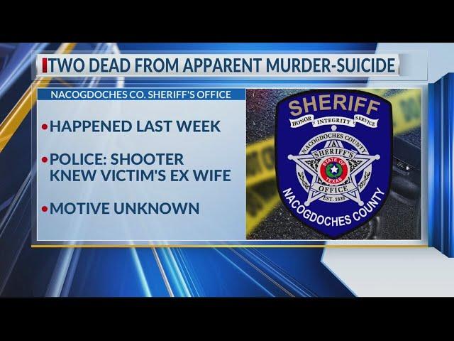 2 dead after ‘apparent murder-suicide’ in East Texas