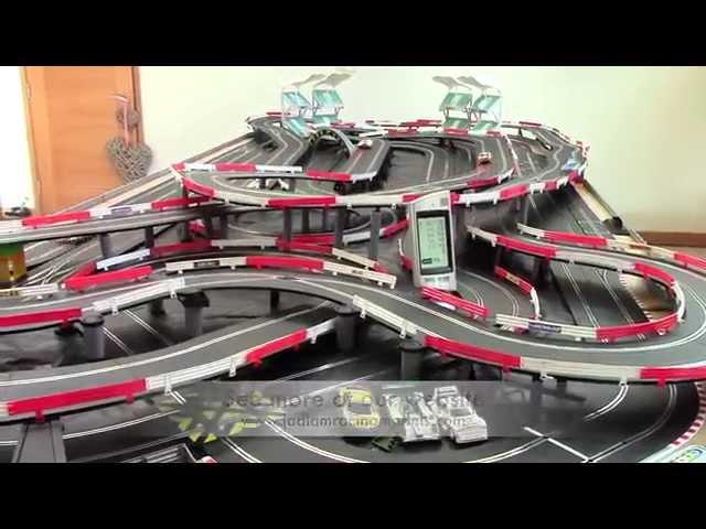 Scalextric Digital Set SL201! Massive 6 Car Slot car Track Jadlam Racing