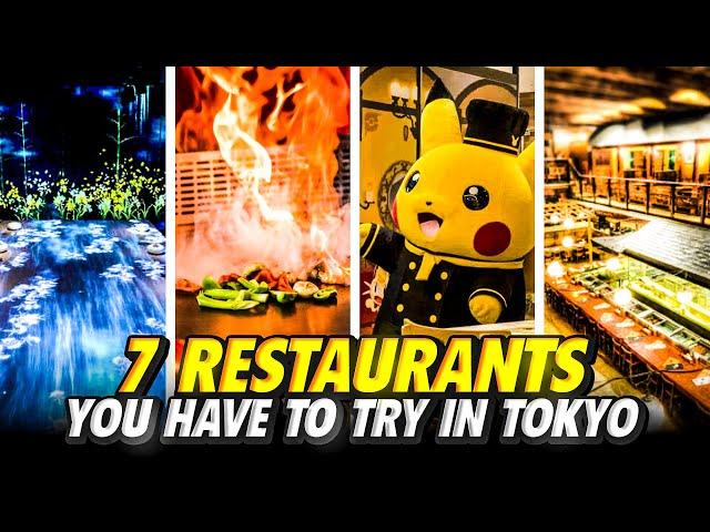 7 Unique Restaurants You HAVE to Try if You're Visiting Tokyo | Best Restaurants in Tokyo for 2024