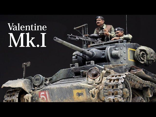 Valentine Mk.I - Part 2 - 1/35 AFV CLUB - [ Painting - weathering ]