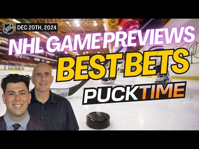 NHL Picks and Predictions Today | Hurricanes vs Capitals | Rangers vs Stars | PuckTime Dec 20