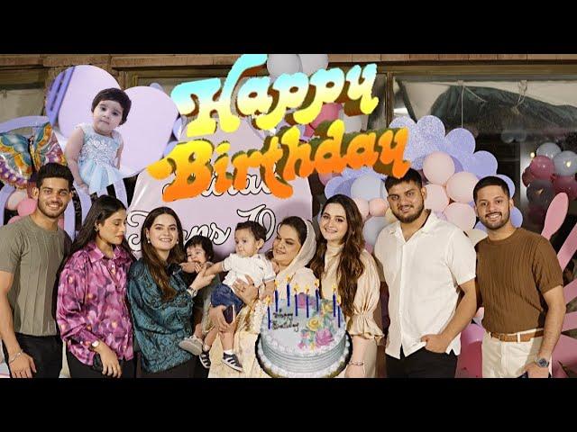 Miral’s first birthday celebration  | finally first vlog with miral  | best birthday.