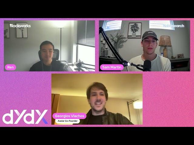 dYdX Foundation - Blockworks Podcast Series - Axelar