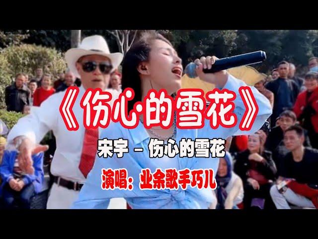 一首《伤心的雪花》送给大家，民间业余歌手：巧儿演唱