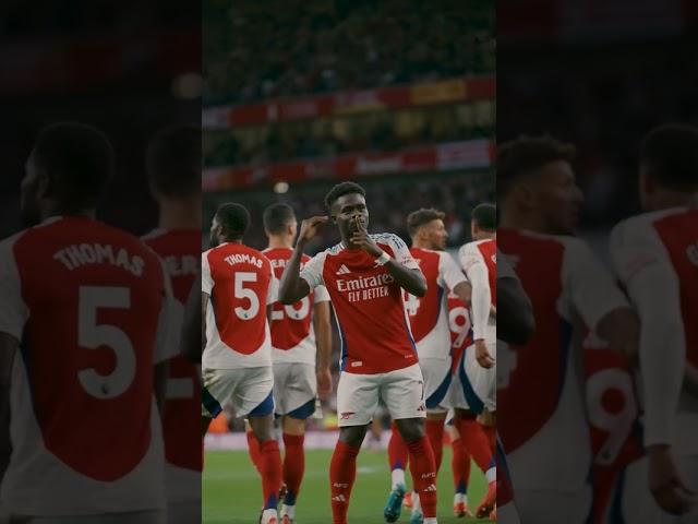 SAKA'S GOAL IN SLO MO 