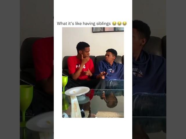 What its like having siblings