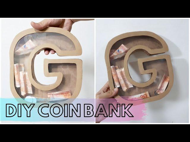 DIY | HOW TO MAKE A PIGGY BANK - CARDBOARD CRAFTS (DIY Alkansya)