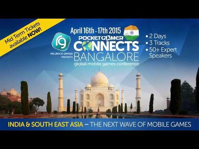 Reliance Games - Announces Pocket Gamer Connects, Bangalore April 16th & 17th, 2015