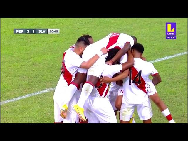 Golazo de Bryan Reyna || Perú   3-1 El Salvador 