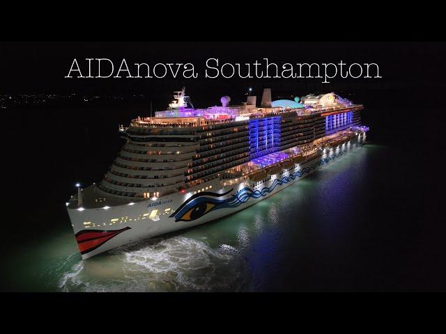 AIDAnova departing southampton 11/12/2024