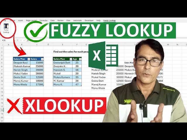  How to Use Microsoft Excel Fuzzy Lookup | Try This Instead of the XLOOKUP