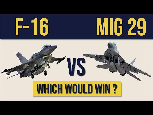 F 16 vs MiG 29 - Which would win?