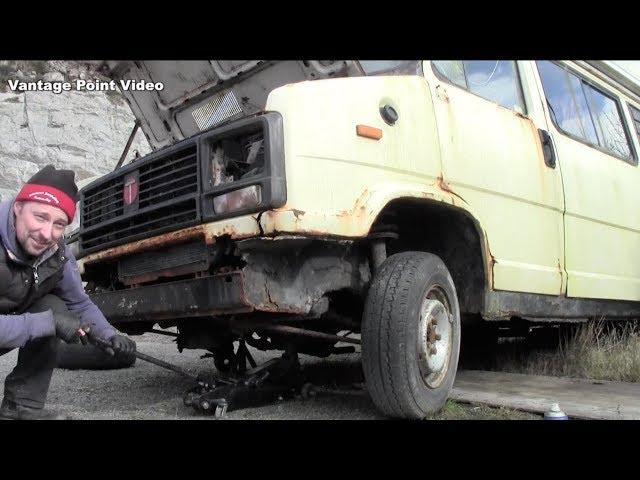 Engine Removal for Diesel Conversion Talbot Motorhome Camper RV