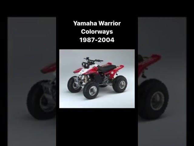 Evolution of the Yamaha Warrior 350