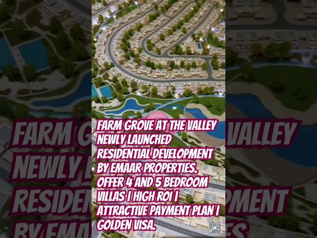 Farm grove at the Valley newly launched development.