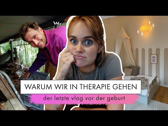 Warum wir in Therapie gehen - der letzte Vlog vor der Geburt | Manda Vlog