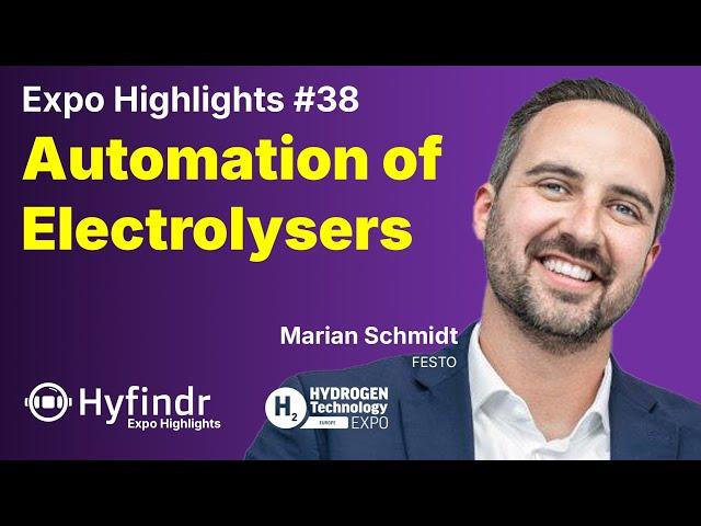 Hyfindr Expo Highlights - Automation of Electrolysers - Festo