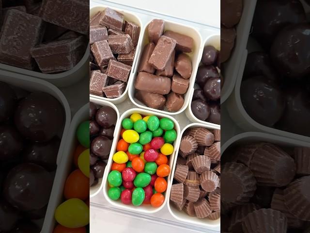 follow my ig: rashellalicia_ / *ASMR* CHOCOLATE SNACK BOX RESTOCK #asmr #restock #chocolate #snacks