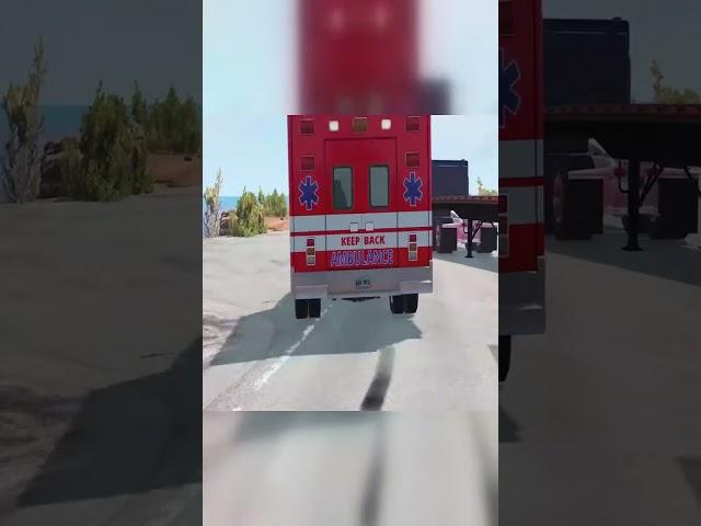 Cars vs 100 Speed Bumps #2 – BeamNG.Drive #shorts
