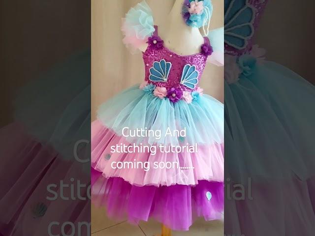 Ocean theme dress for girls. mermaid birthday outfit. #oceantheme #mermaiddress #girlsdressdubai