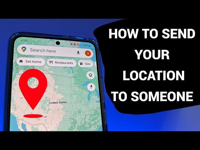 How to Share or Send your Location  to someone.