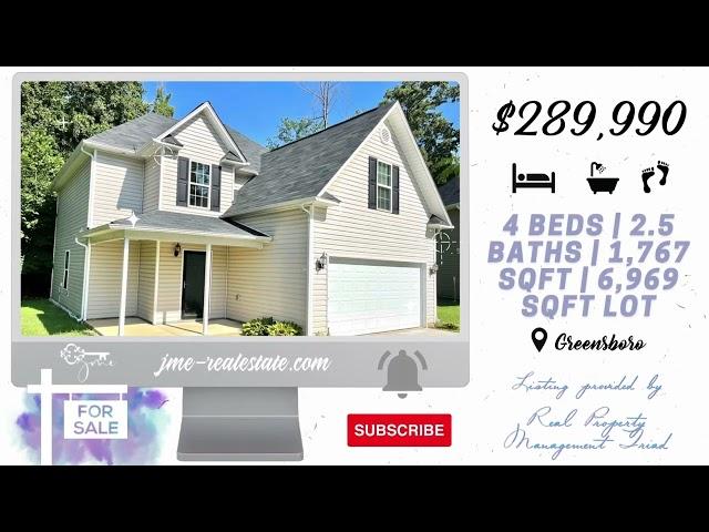 Homes For Sale Now Greensboro & surrounding |  under 300k | Move In Ready | ️Realtor Broker-Owner