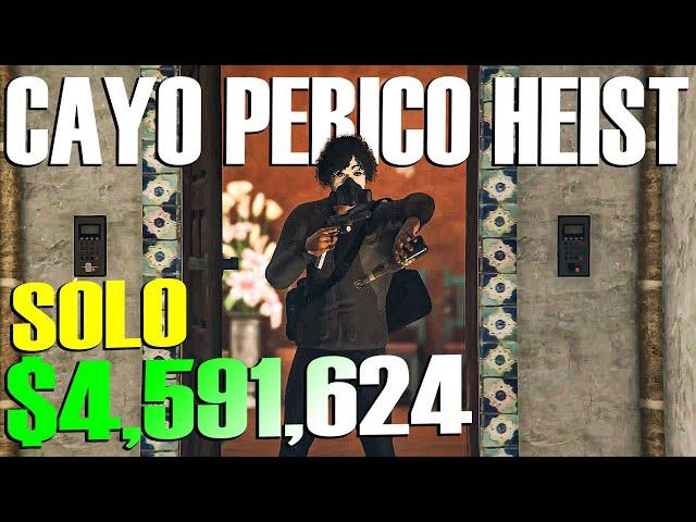 $4,591,624 SOLO Cayo Perico Heist Door Glitch, Elite Challenge GTA Online Money Guide