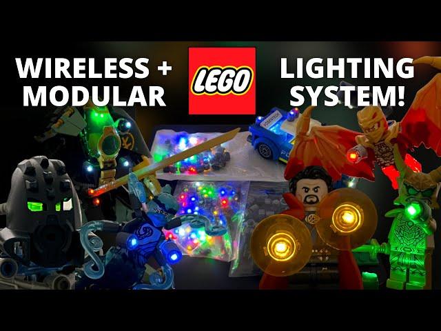 NO WIRES - This new LEGO Light Kit works like MAGIC: Lumable Kit!