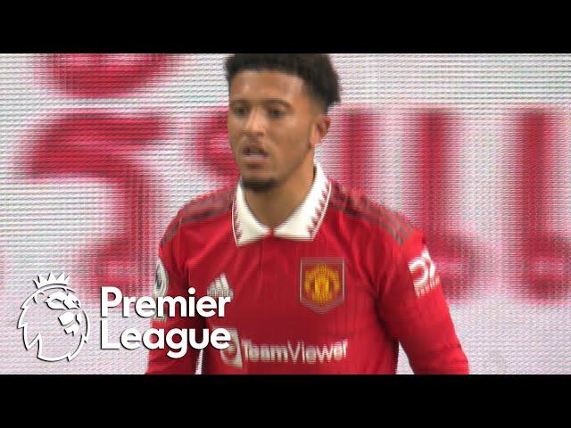 Jadon Sancho gives Manchester United early lead against Tottenham | Premier League | NBC Sports