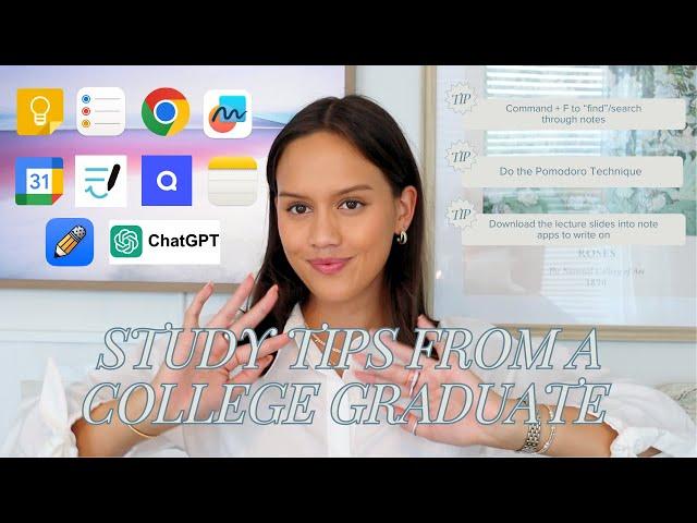 COLLEGE TIPS | study methods, note strategies, registration mistakes, helpful apps, iPad or Macbook?