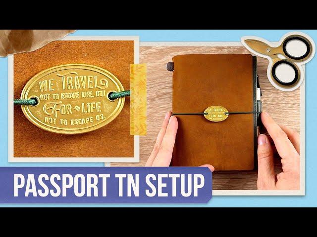 Adding Charms to A Traveler's Notebook (Galen Leather Wallet Setup)