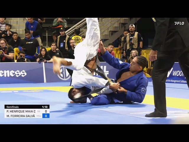 Mica Galvão vs Pedro Maia | 2024 IBJJF World Championship Semifinal